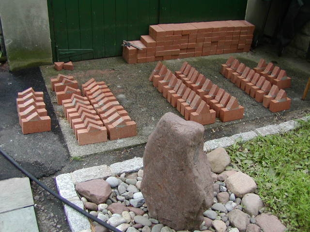 pizza oven brick. To make them out of rick,